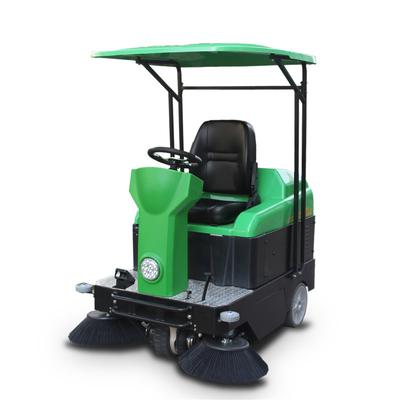 Road Sweeper Electric Street Cleaning Machine 550kg Weight 1860*1370*1900mm Dimension
