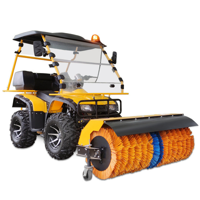 Small Snowplow Driving Snow Plow Winter Road Sanitation Snow Removal Machine