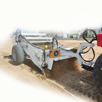 Maximum Driving Speed 15km/h Ride-On Beach Cleaning Machine with Skid Steer Loaders