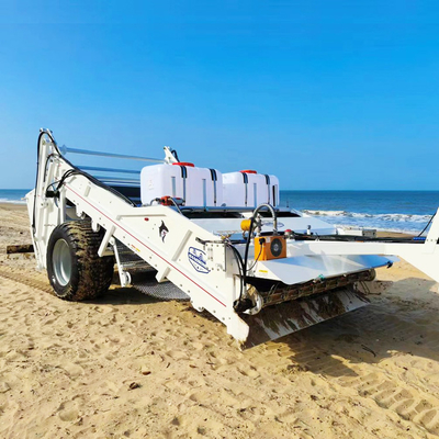 2300kg Weight Beach Sand Sweeper for Tractor Towing Sift Debris from Wet or Dry Sand