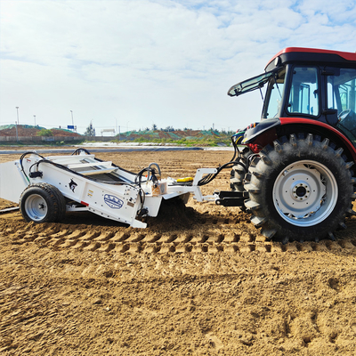 1400 Beach Cleaner Efficiently Removes Debris from Dry Wet Sand Maximum Speed 15km/h