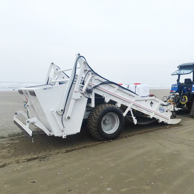 15km/h Maximum Driving Speed Tractor Towed Beach Sweeper for Cleaning Dry and Wet Sand